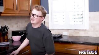 It's not easy to get out of a man's cock