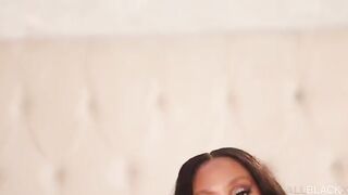 A black girl is penetrated only by a large dick