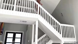 A man is looking for the G-spot and fucks two girls in an intense threesome
