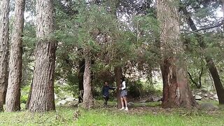 A forest is the perfect place for a pervert old man to act out his desires