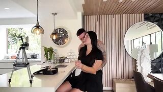 She loves sucking cock, sucks it with pleasure