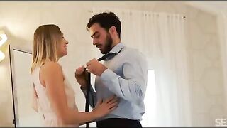 I'll show you my rumbling belly while fucking on the bed