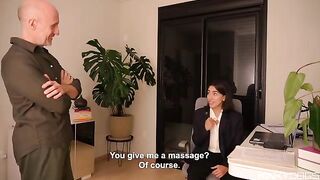 The tongue is very good, the employee enjoyed it - an exclusive video