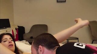 The couple enjoyed passionate sex with a sweet and creamy finish