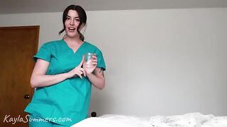 She got a face full of cum - just as she wanted it