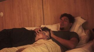 A lazy blowjob session turned intensely passionate on the bed