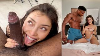 The bed was a silent witness to their passionate interracial encounter
