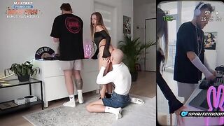 The girl loves sex with her husband, but he’s not enough for her