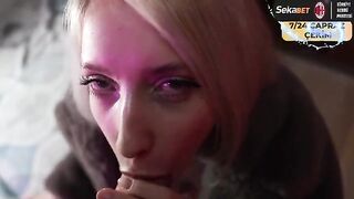 A hot girl has sex right on the street, simulating real hooking