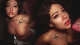 Every touch of the lips is a separate story. A cute girl has sex with her sugar daddy