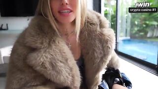 A cute girl is jumping on her boyfriend’s hard dick