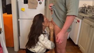 The husband gently fucks his wife, so as not to excite her too much