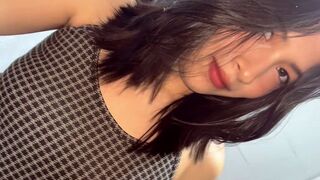 A young and beautiful Filipino girl has no shame