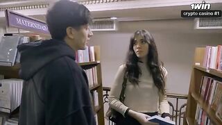 The girl barely restrained her cries as the guy took control in a rough session