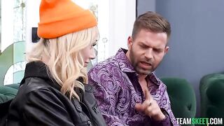 I sat the cute girl on my dick, her moans were louder than my thoughts