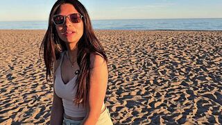 An empty beach isn't exactly the best spot for intimate moments