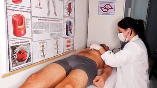 A hot nurse has no shame and gets down to business right there in the hospital