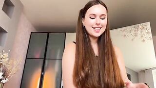 A sexy girl in stockings makes her boyfriend cum early