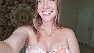 A breast massage with shimmering oil—all without any cracking, a perfect JOI trick