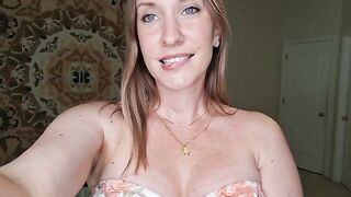 A breast massage with shimmering oil—all without any cracking, a perfect JOI trick