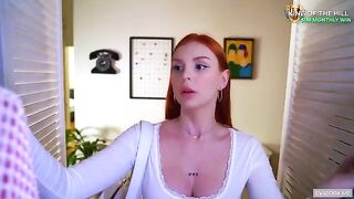 The girl was caught in the act, but she was so hot, it was impossible to stop