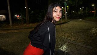 The girl’s desire is evident, and the man acted on it