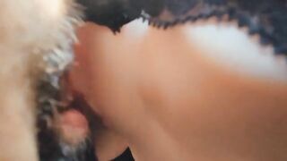 The guy was hungry for pussy, so he ate it again