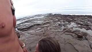 The beach is always humid — from the sea and because of the couple’s passion