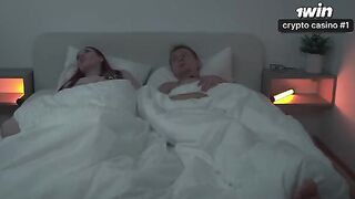 A stepmom creampied after a passionate spooning session