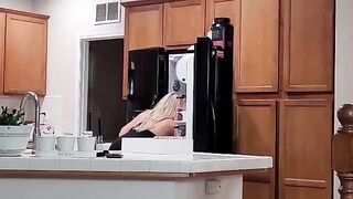 A blonde with big boobs has sex without protection, feeling the intensity