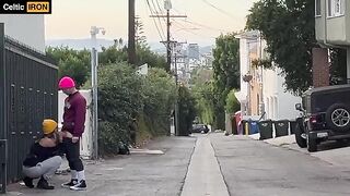 We mustn't get caught - an intense homemade scene with raw passion