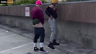 We mustn't get caught - an intense homemade scene with raw passion