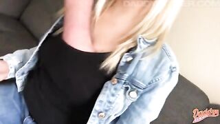 I fucked my pussy and filled it with cum in a steamy Girl POV scene