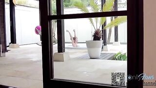 Luxury resort sex with a beautiful woman in a tropical country