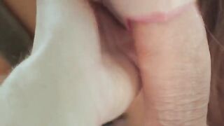 Busty amateur wife gets fucked while sitting and reaches orgasm