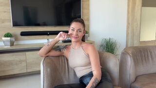 Casting of a cute 18 y.o. girl ends as a threesome