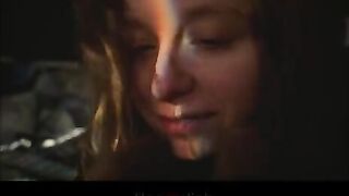 Hugging and passionately fucking with a beautiful girl in missionary position
