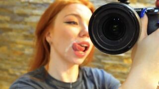 A sexy girl with appetites, if you like sloppy blowjobs, you'll love this!
