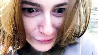 A pitiful whore was filmed for money in a scenario