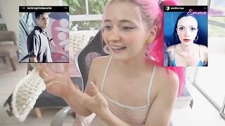 Petite TikTok thot reacts to the best Argentinian porn with fiery passion