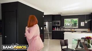 The password is: Arietta Adams's nipple, featuring the sexy redhead in all her glory